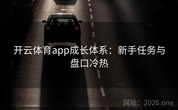 开云体育app成长体系：新手任务与盘口冷热
