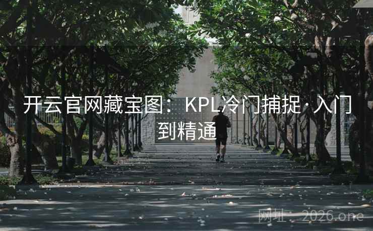 开云官网藏宝图:KPL冷门捕捉·入门到精通