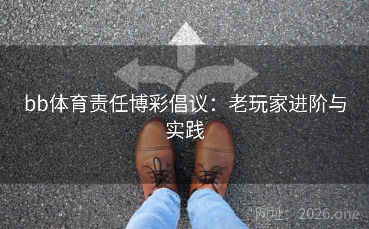 bb体育责任博彩倡议:老玩家进阶与实践