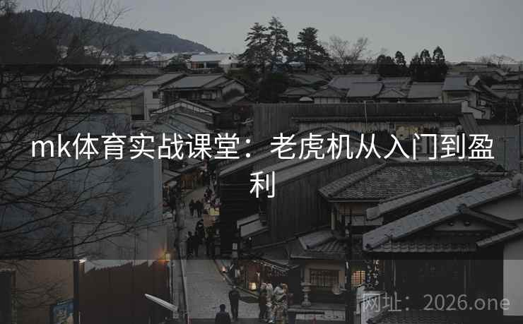mk体育实战课堂:老虎机从入门到盈利