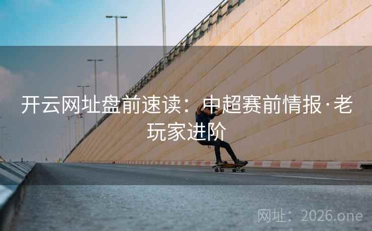 开云网址盘前速读:中超赛前情报·老玩家进阶