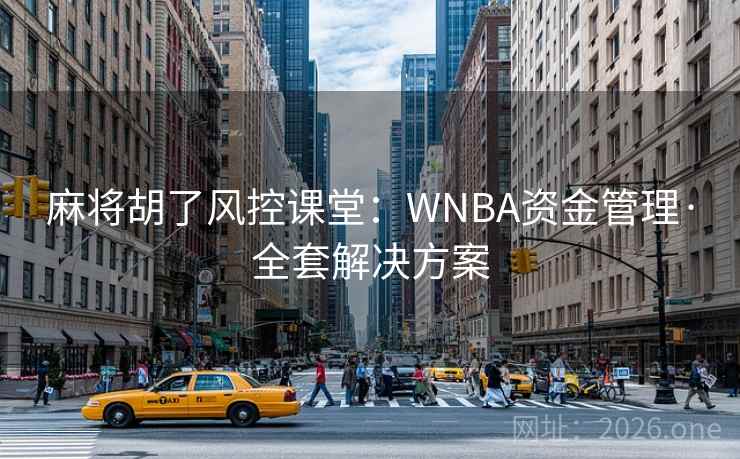 麻将胡了风控课堂:WNBA资金管理·全套解决方案